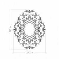 Розетка RODECOR 87112br потолочная из полимерного гипса - Готовое решение Rodecor из элементов