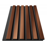 Комплект акуст.панелей, черный войлок, 600х300х19мм, рейки ЭКОПОЛИМЕР, красная медь/2шт.