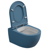 Чаша подвесного унитаза биколор GSG Ceramic Design Like LKWCSOBI000/027, White/Denim Matt LKWCSOBI000/027