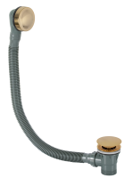 Слив-перелив click-clack для ванны Remer 96PCCBG, золото брашированное 96PCCBG