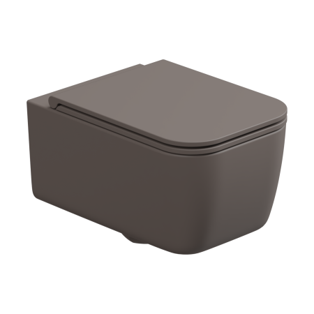Чаша подвесного унитаза GSG Ceramic Design Brio BRWCSO029, Tortora Matt BRWCSO029