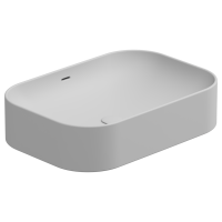 Раковина накладная 60x42 см GSG Ceramic Design Easy EALAVTP60001, белый матовый EALAVTP60001