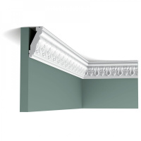 C214 Карниз Orac Decor из полиуретана - Плинтус потолочный с рисунком
