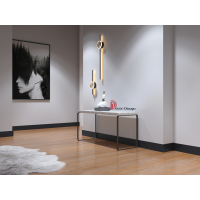 Плинтус напольный из дюрополимера ламинированный 708-100 Decor-Dizayn