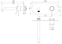 Смеситель для раковины Remer X Style X15LWBXV, сталь X15LWBXV