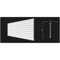 Стеновая панель из дюрополимера DD910(2.8m) Decor-Dizayn - 3D панель