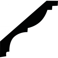 Карниз из полиуретана 1.50.161 Европласт - Плинтус потолочный