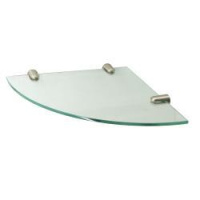 K-533NICKEL Полка  стеклянная угловая