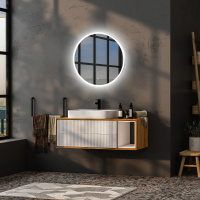 Зеркало ABBER Mond AG6202S-0.65 с подсветкой, сенсорный выключатель, диммер