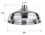 Верхний душ с шарнирным соединением 20 см Remer 359B20X 359B20X
